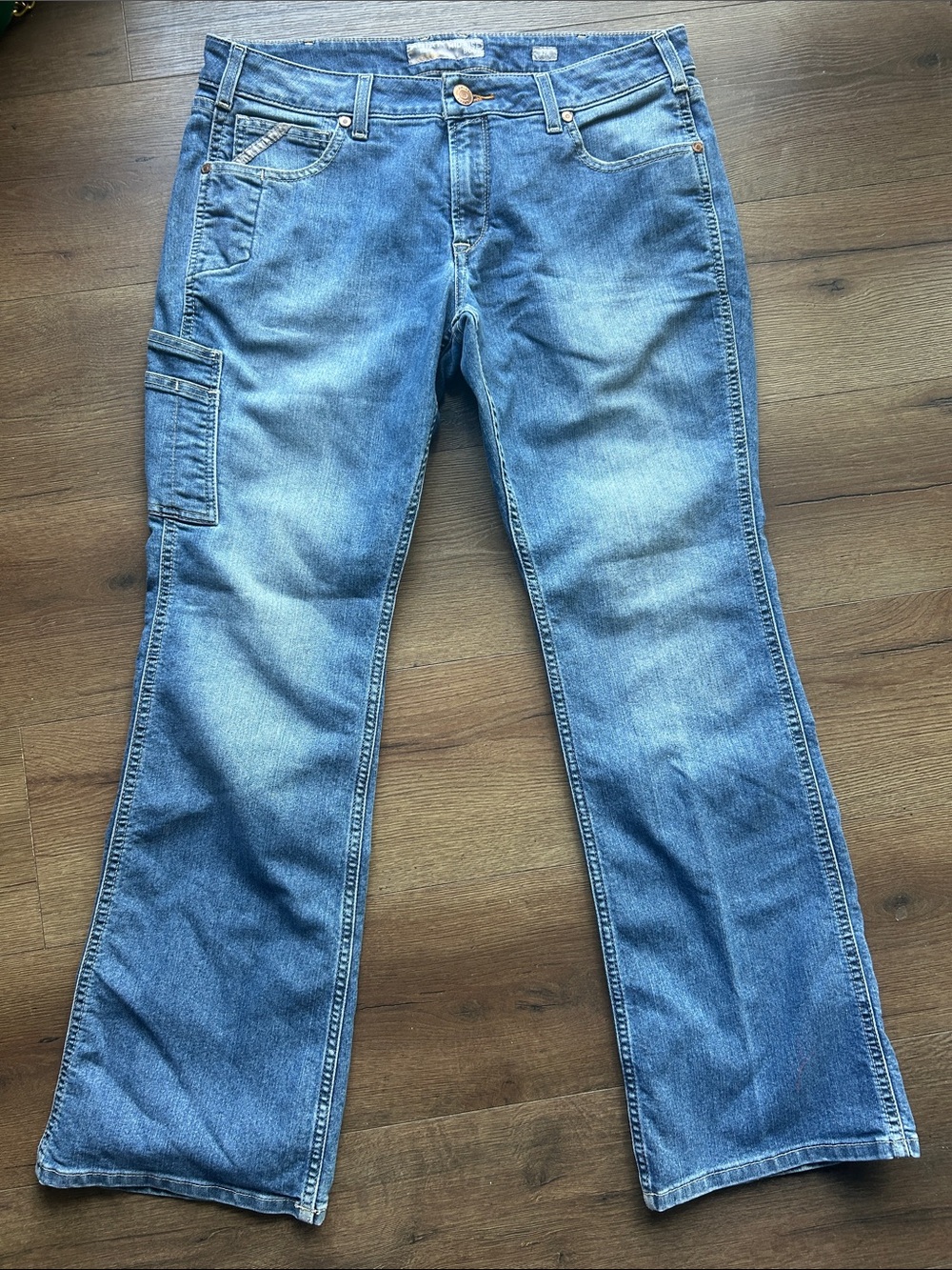 Ariat Men's Light Blue Bootcut Carpenter Jeans !! Size 32r